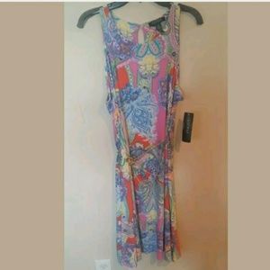Ralph Lauren Jersey Floral dress NWT size XL